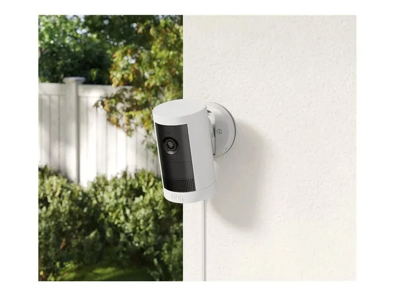 Ring Outdoor Cam Plus Wireless 2K широкоугольная камера, белая 78817289